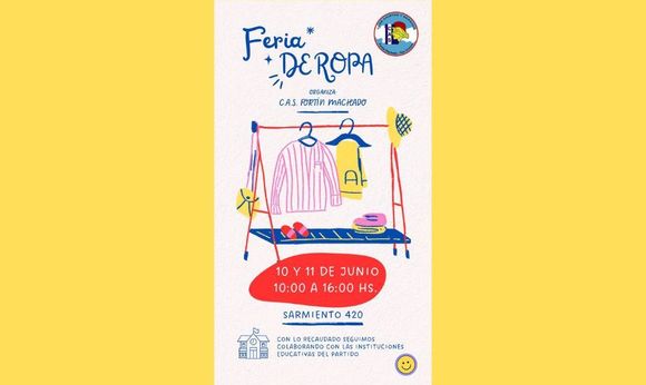 Feria de ropa del CAS Fortín Machado