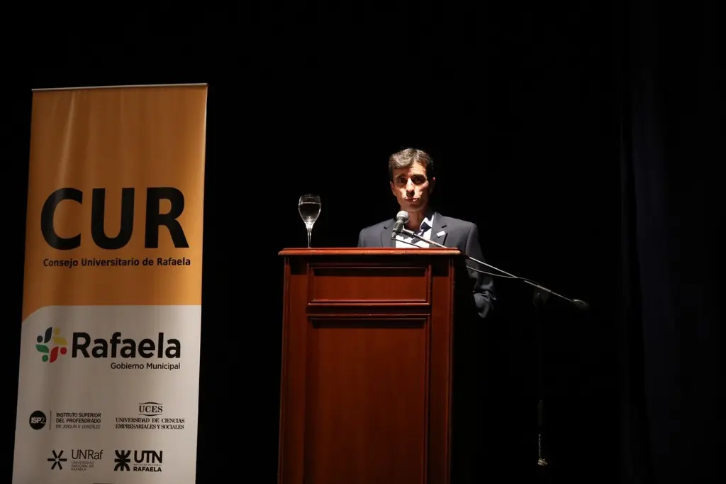 El director ejecutivo del ITEC (Instituto Tecnológico de Rafaela), y presidente del CUR para este año, Ignacio López