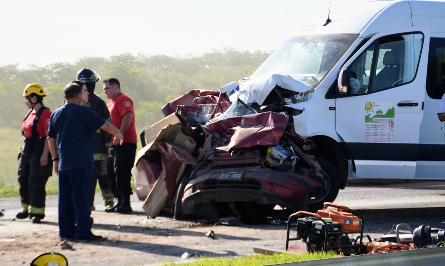 Un hombre murió en un triple choque en la autopista Rosario – Santa Fe