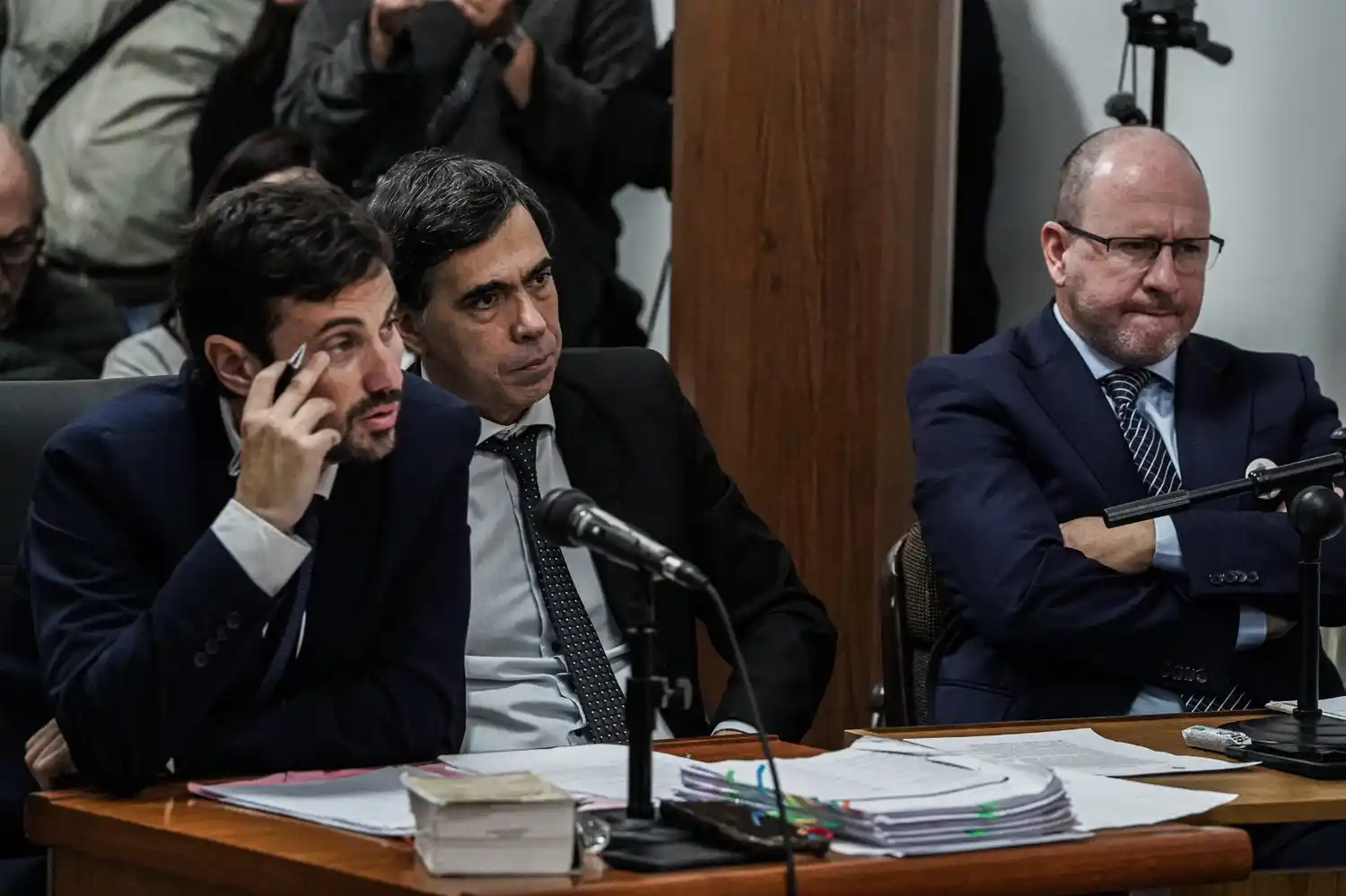 El fiscal Marcos Benderski durante la primera jornada del juicio
