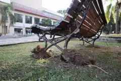 Vandalismo en el Paseo Rocamora