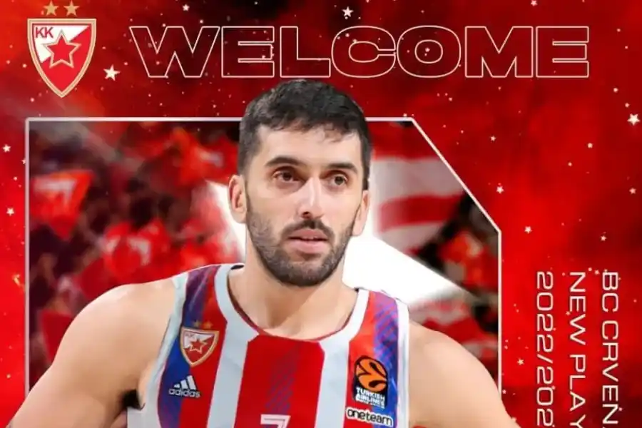 Facu Campazzo presentado en el Estrella Roja