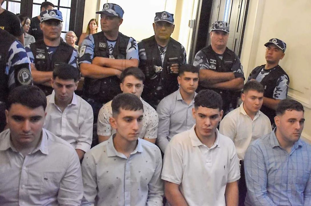 Los ocho rugbiers antes de la sentencia por el crimen de Fernando Báez Sosa