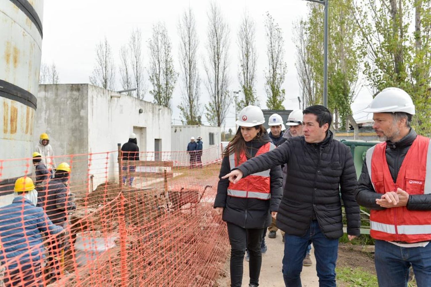 Malvinas Argentinas: Nardini visitó obra de tratamientos cloacales que beneficiará a más de 25 mil vecinos