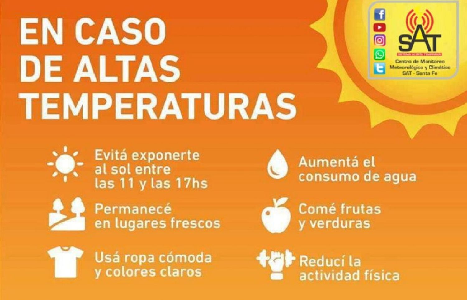 Anuncian un incremento de las temperaturas a partir del lunes