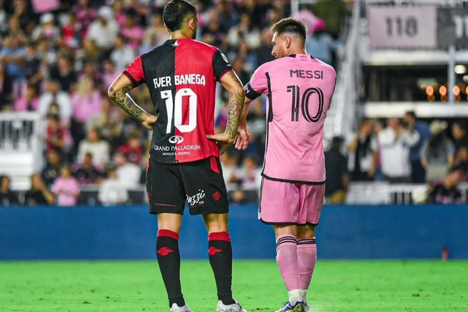 Inter de Miami igualó con Newell"s en un emotivo partido amistoso