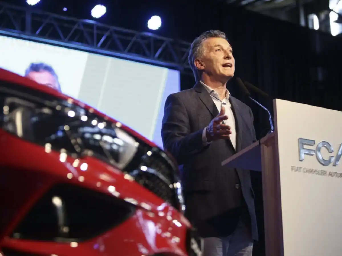 El presidente Macri llega a Miramar de Ansenuza