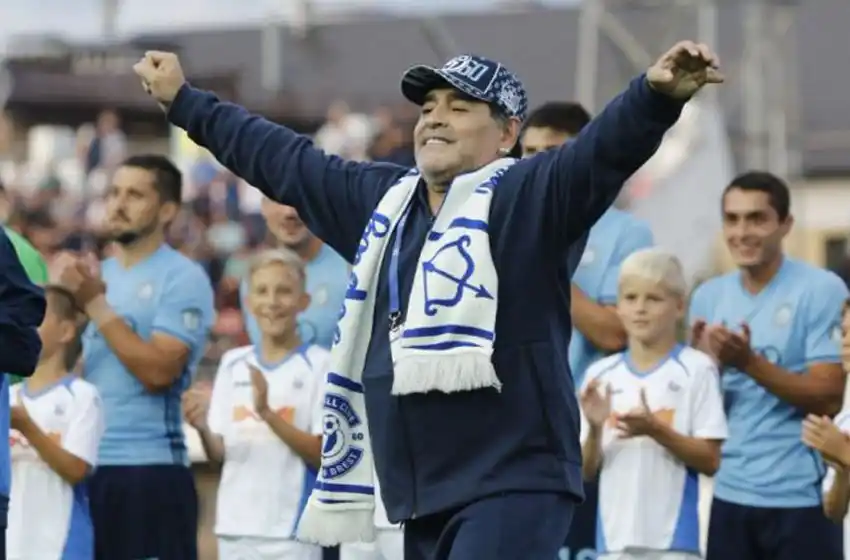 Maradona debutó como presidente con una derrota