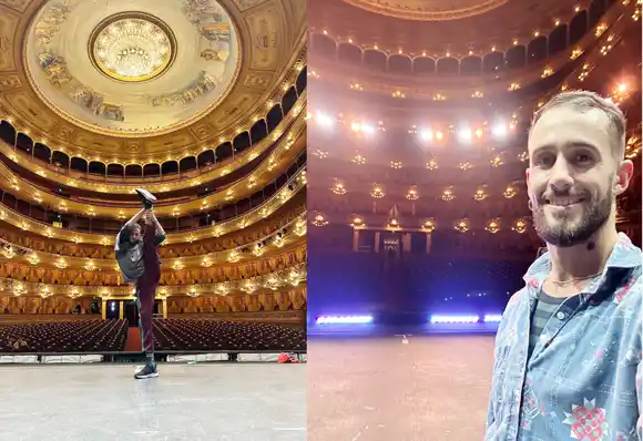 Lucas Minhondo,  en el Teatro Colón