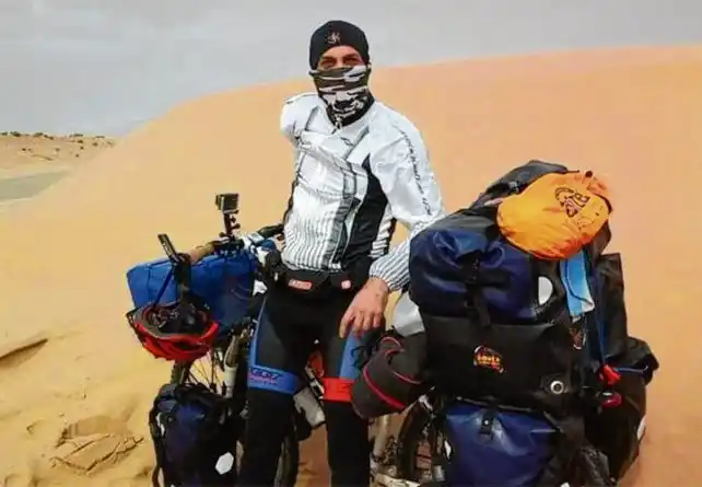 Un rosarino cruzó todo el continente africano en bicicleta