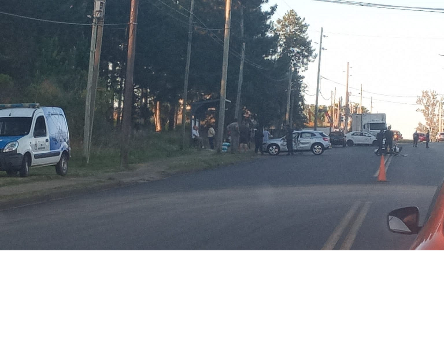 Un motociclista falleció tras impactar con un automóvil que giró en U en Avenida Monseñor Rösch