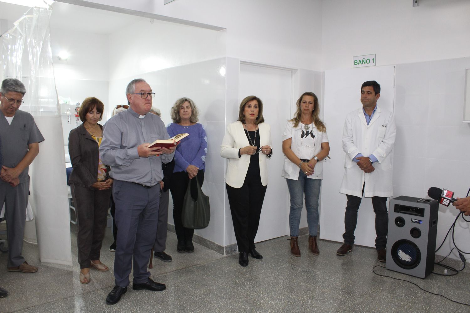 Hospital: Se inauguró el segundo tramo de obra de la sala de guardia