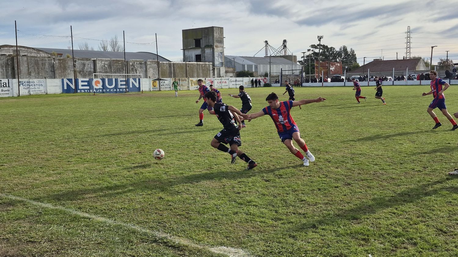 Defensores de Puerto Quequén ante Mataderos