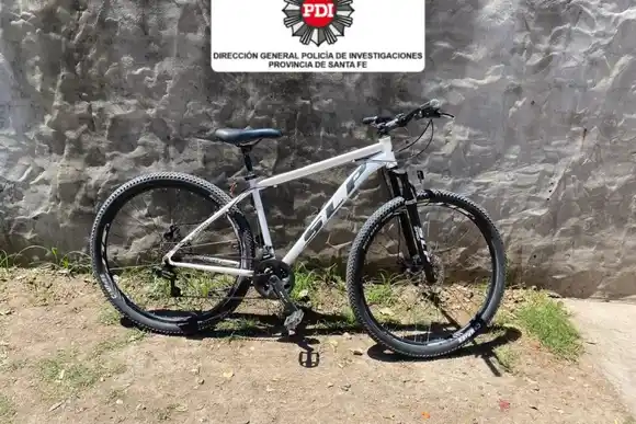 La Policía de Investigaciones recuperó una bicicleta robada