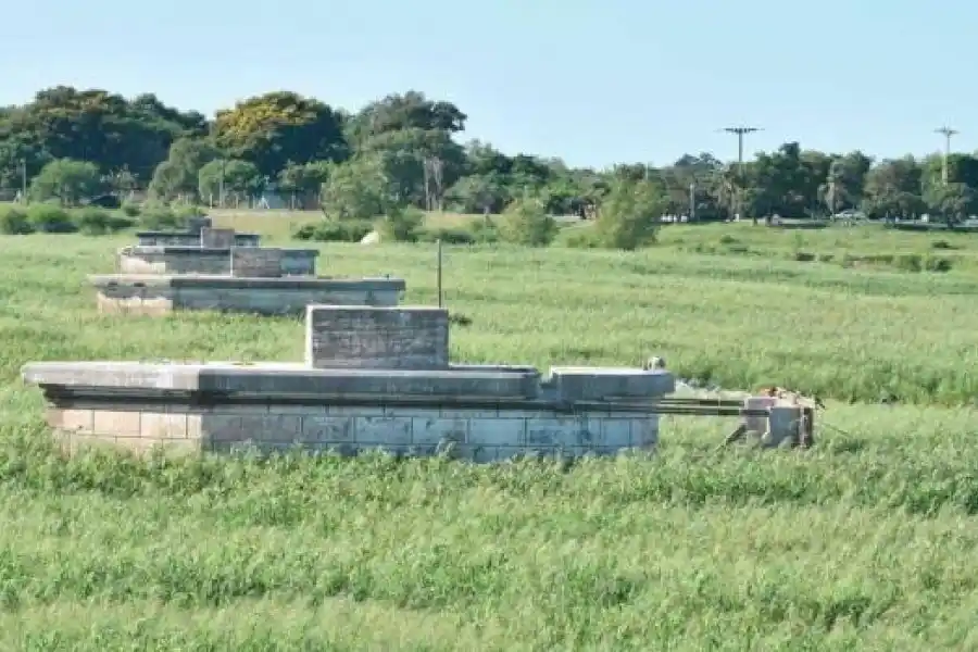 Embalsado de la laguna Setúbal: evalúan utilizar vehículos anfibios del Ejército para removerlo