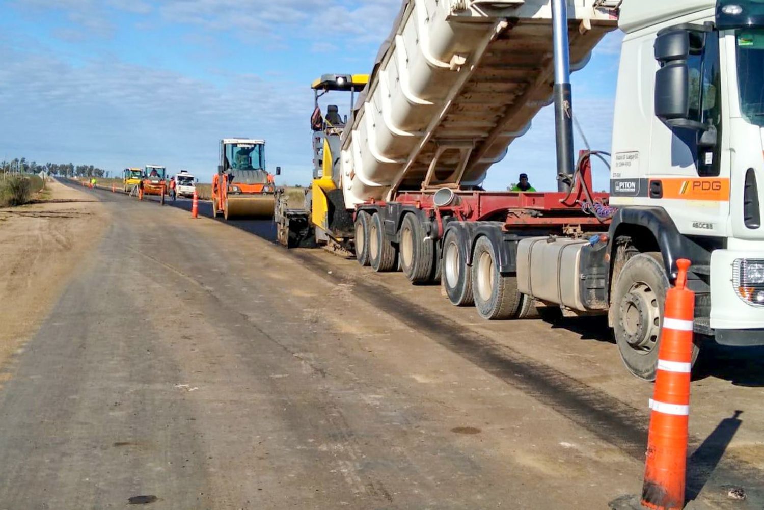 Avanza la pavimentación de la ruta provincial Nº 51 en nuestro departamento