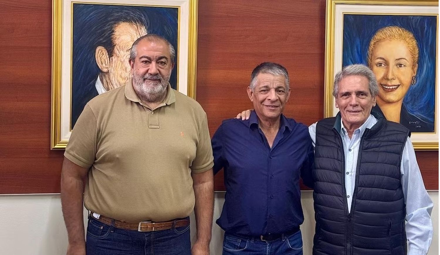 Héctor Daer, Octavio Argüello y Carlos Acuña