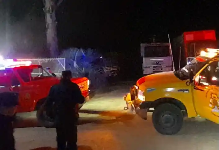 Principio de incendio en una vivienda de Villa Adela