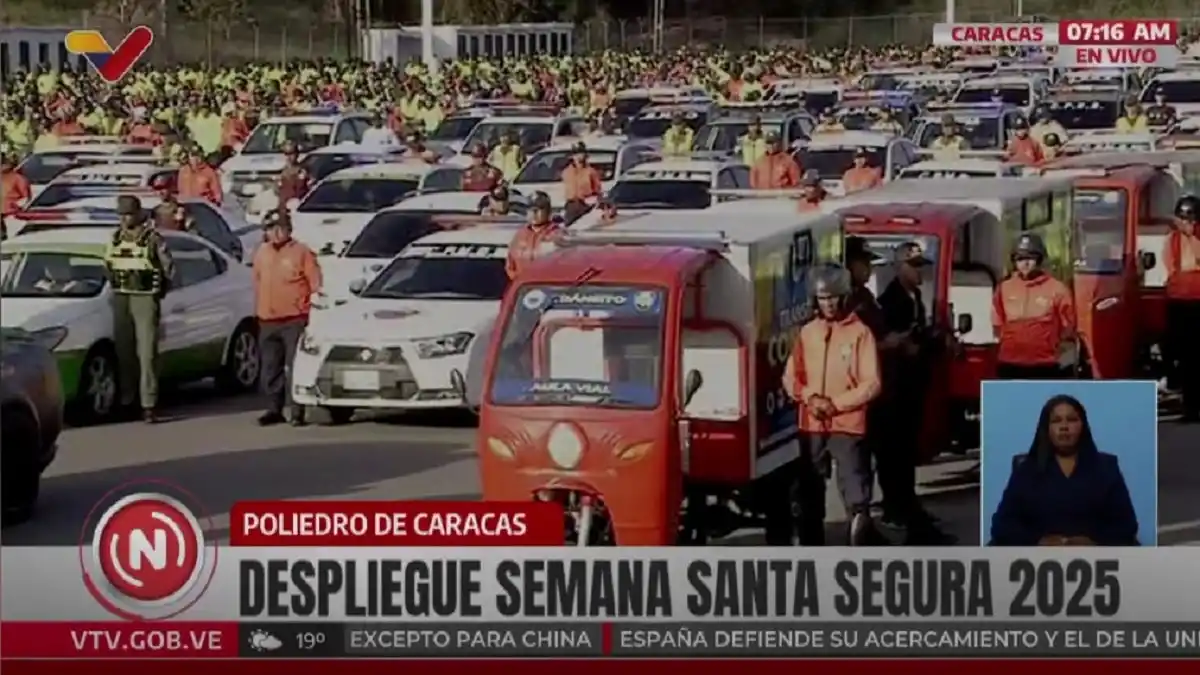 Despliegan miles de funcionarios para la Semana Santa 2025