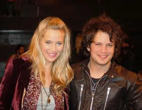Luisana y Darío Lopilato, en un evento a beneficio en Saladillo