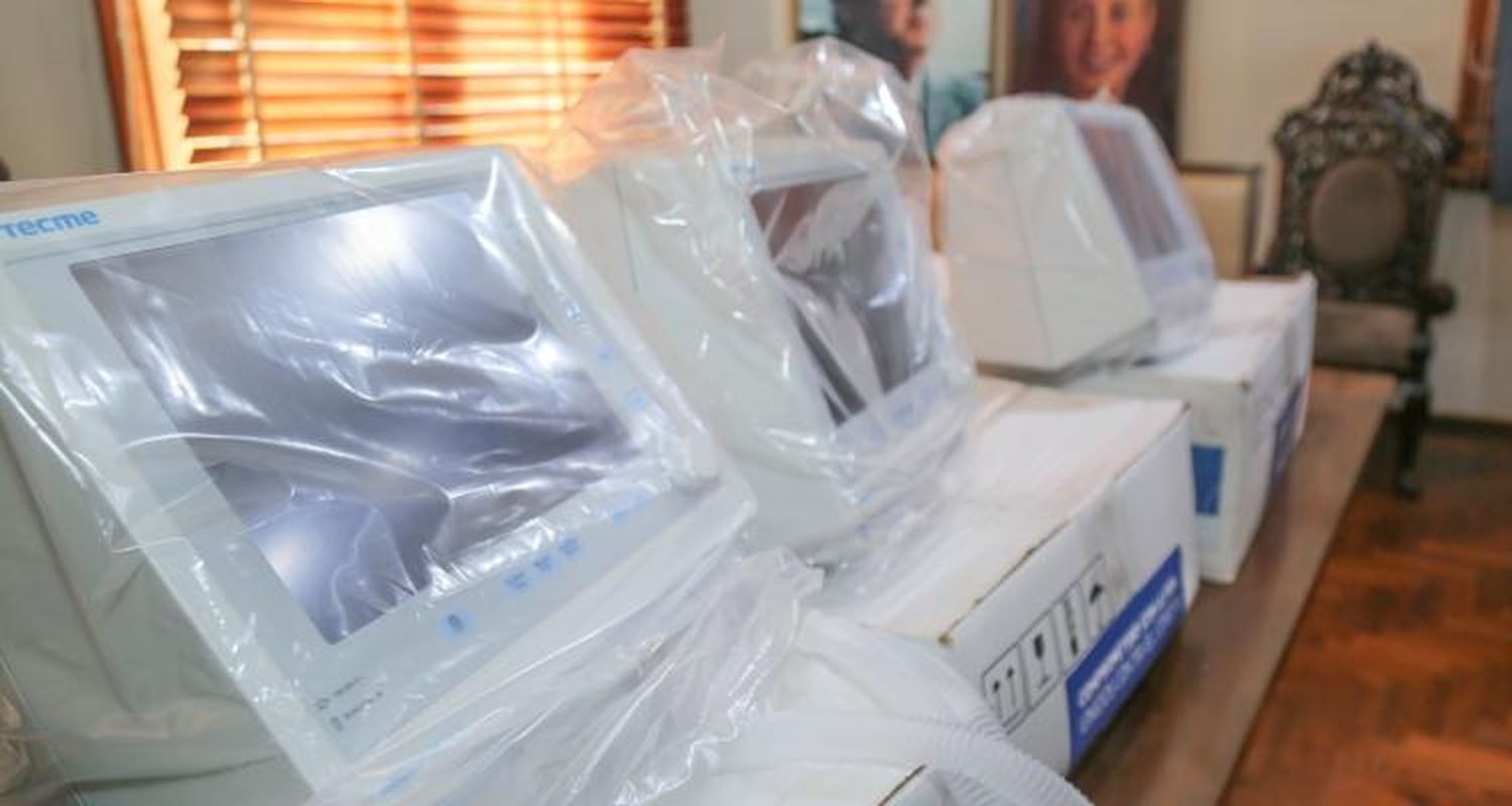 Coronavirus: La Municipalidad recibió tres respiradores artificiales para afrontar la pandemia