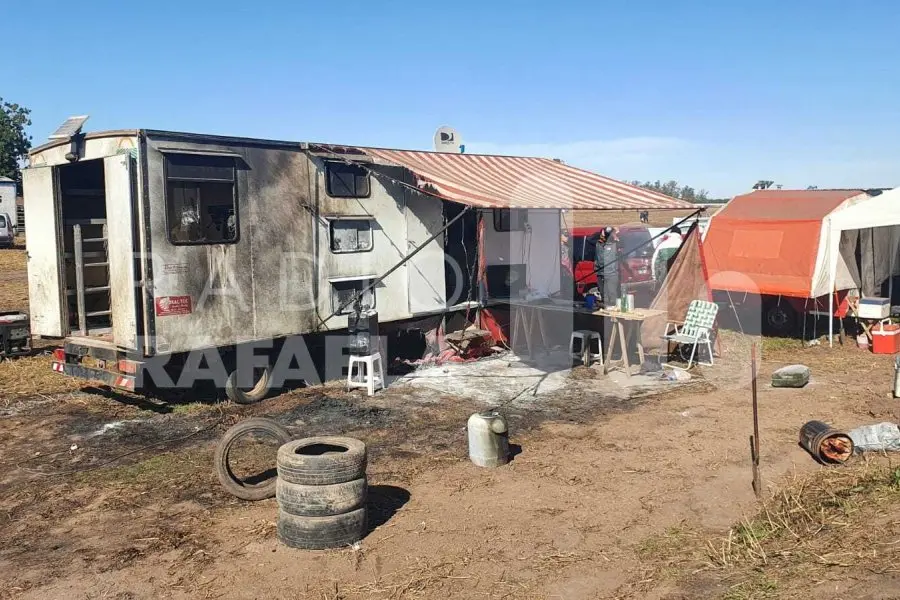 Cuál es el estado actual del hombre que sufrió de quemaduras en el incendio de una casilla en el autódromo