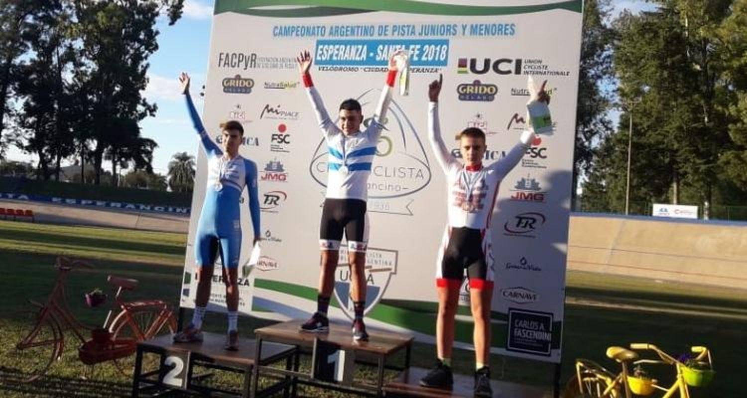 Juan José Paz oro y Nicolás Culicinio bronce en el Argentino de Pista