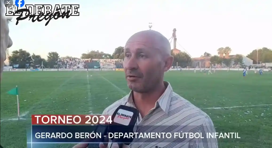 Gerardo Berón: “el Departamento de Fútbol Infantil trabajó a pleno para lograr el objetivo”