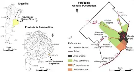 Periurbano sur localización