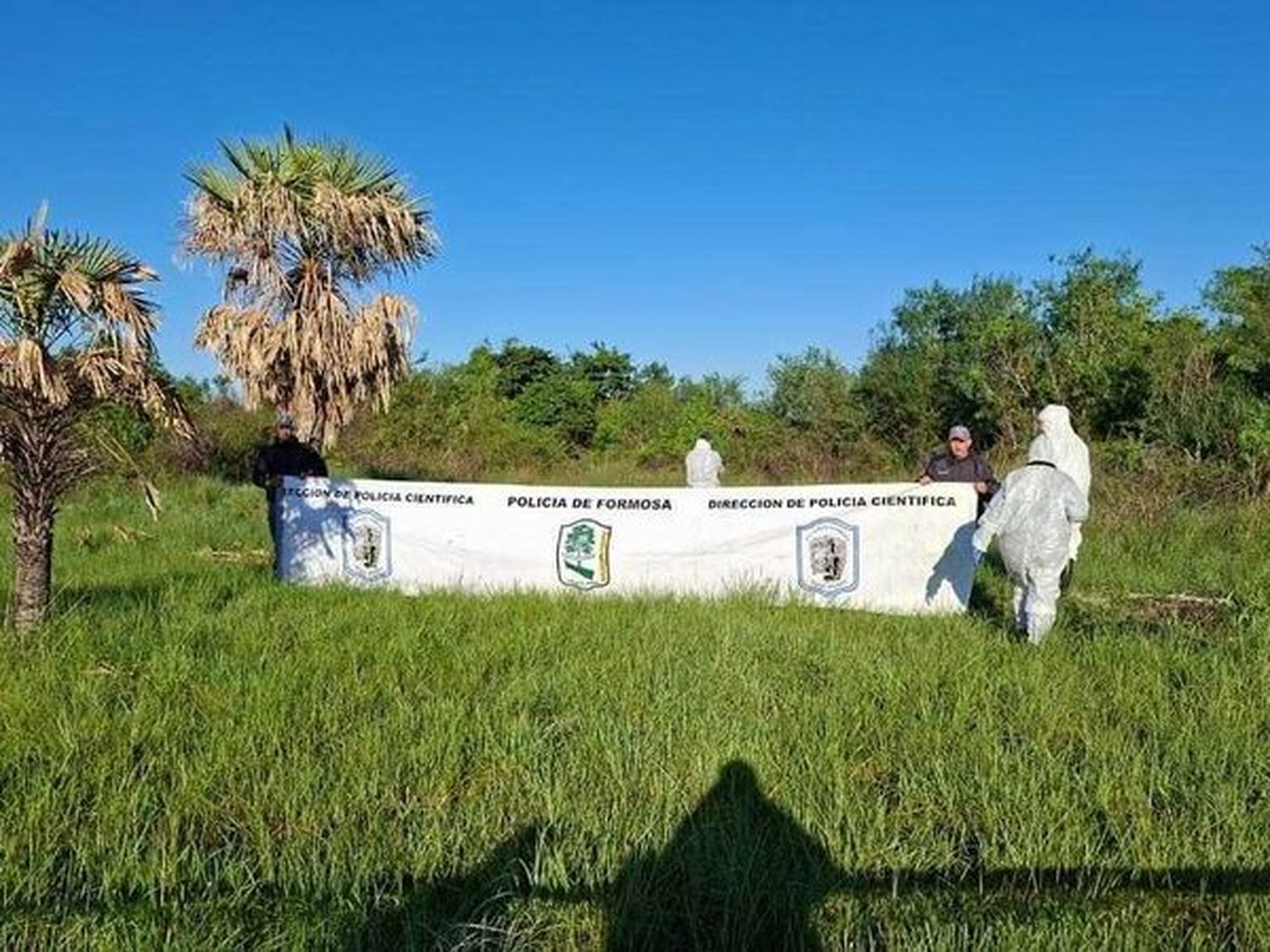 Investigan el hallazgo de restos 
óseos humanos en el lote rural 34