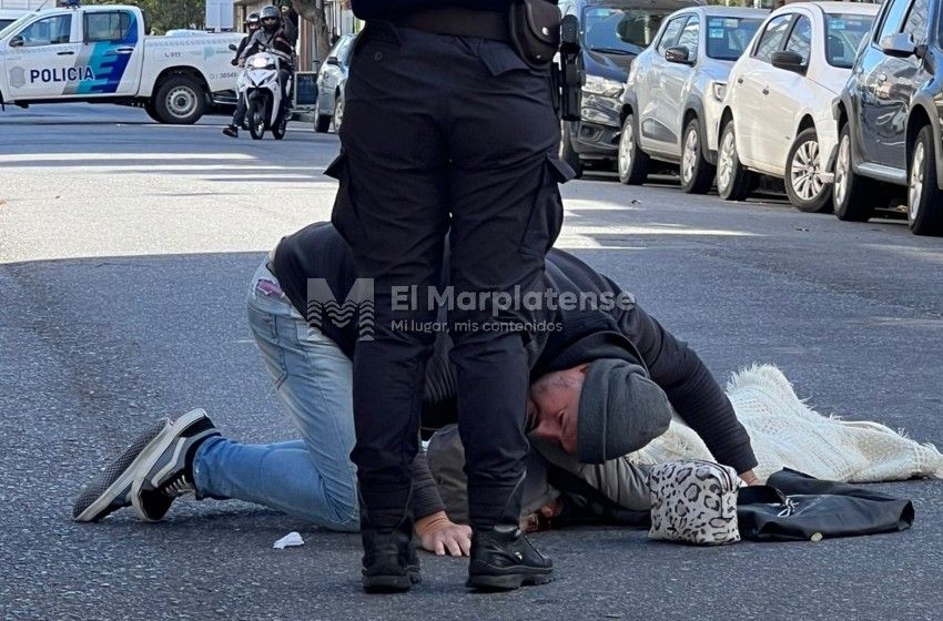 La víctima fue asistida por un vecino.