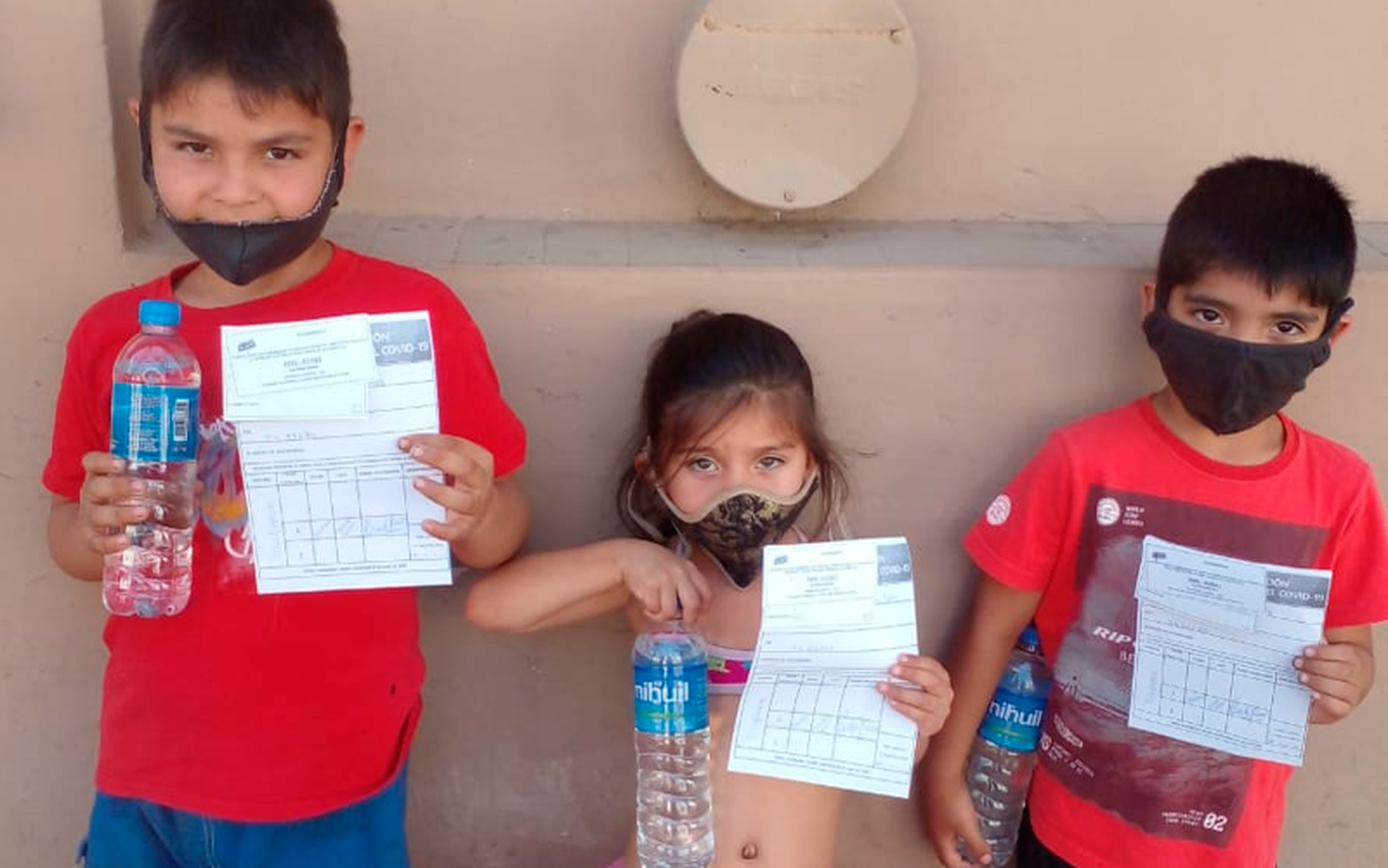 ¡Isabella, Nicolás y Liam López se vacunaron!