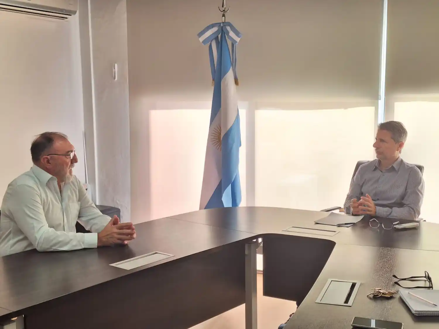 Damián Bernarte y Oscar Martínez