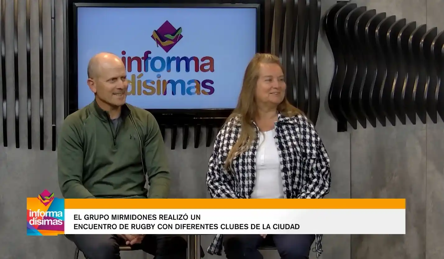 El grupo Mirmidones realizó un encuentro de rugby con diferentes clubes de la ciudad