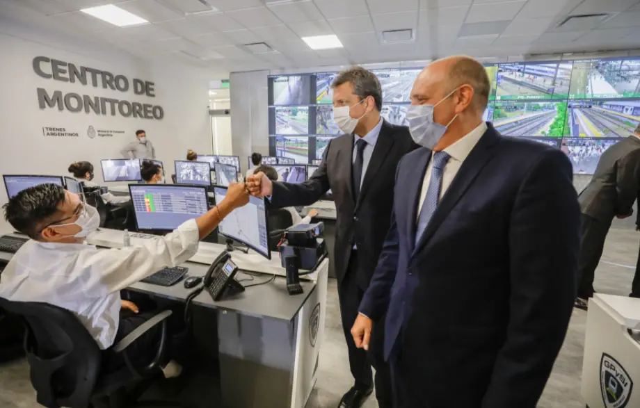 Sergio Massa y el ministro Guerrera presentaron el plan “Trenes Seguros”