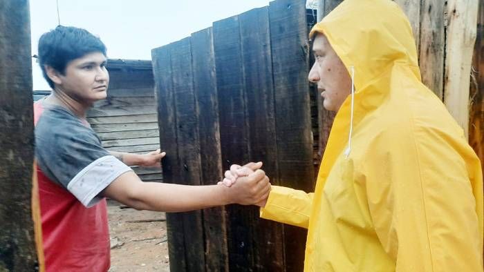 El municipio asistió a los barrios afectados por el temporal