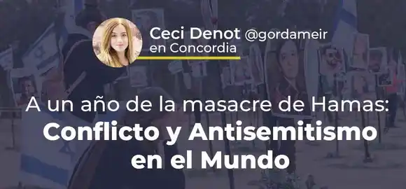 Este sábado en Concordia se disertará sobre Conflicto y Antisemitismo en el mundo
