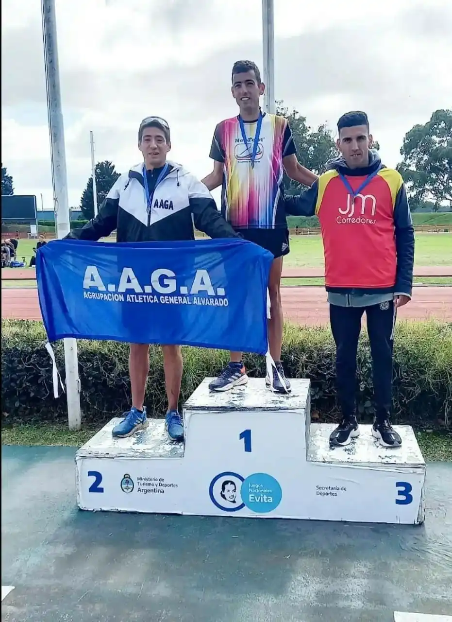 Funaro, en lo más alto del podio.