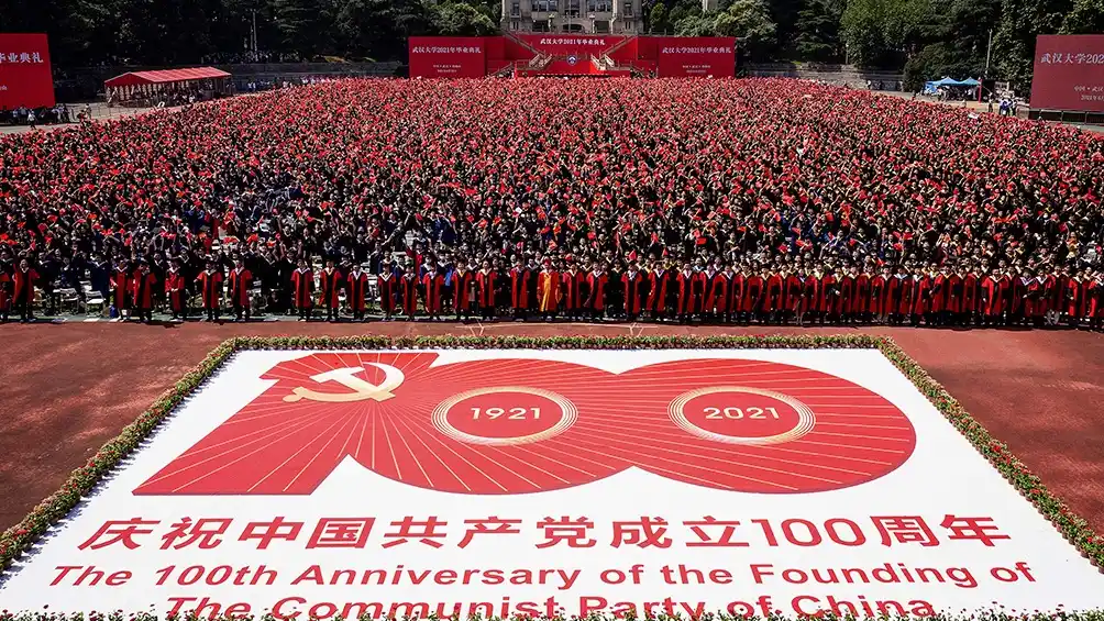Ayer se realizaron los actos centrales del centenario del Partido Comunista Chino.
