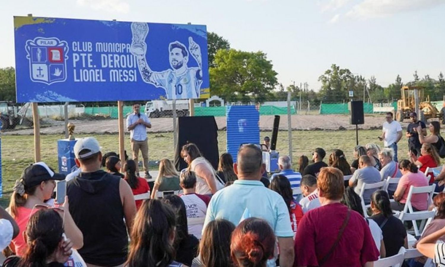 Pilar: El nuevo Club Municipal llevará el nombre de Lionel Messi