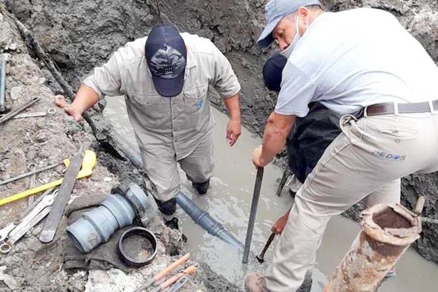 Programan empalme a la red de agua que afectará el normal servicio