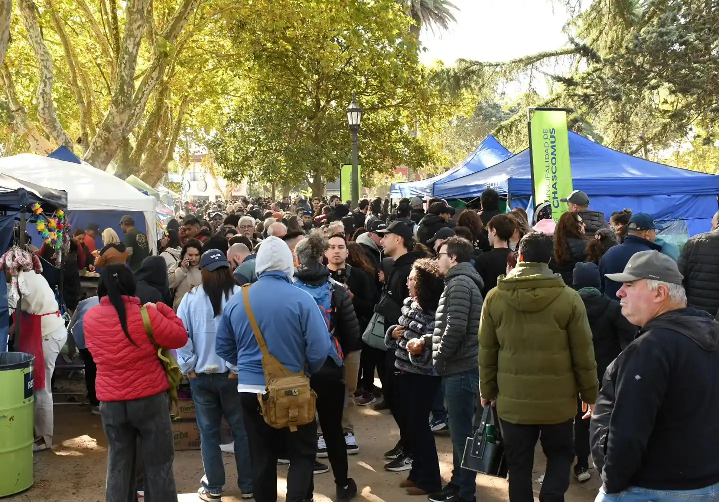 Fiesta de la Empanada Campera enm la plaza Sarmiento