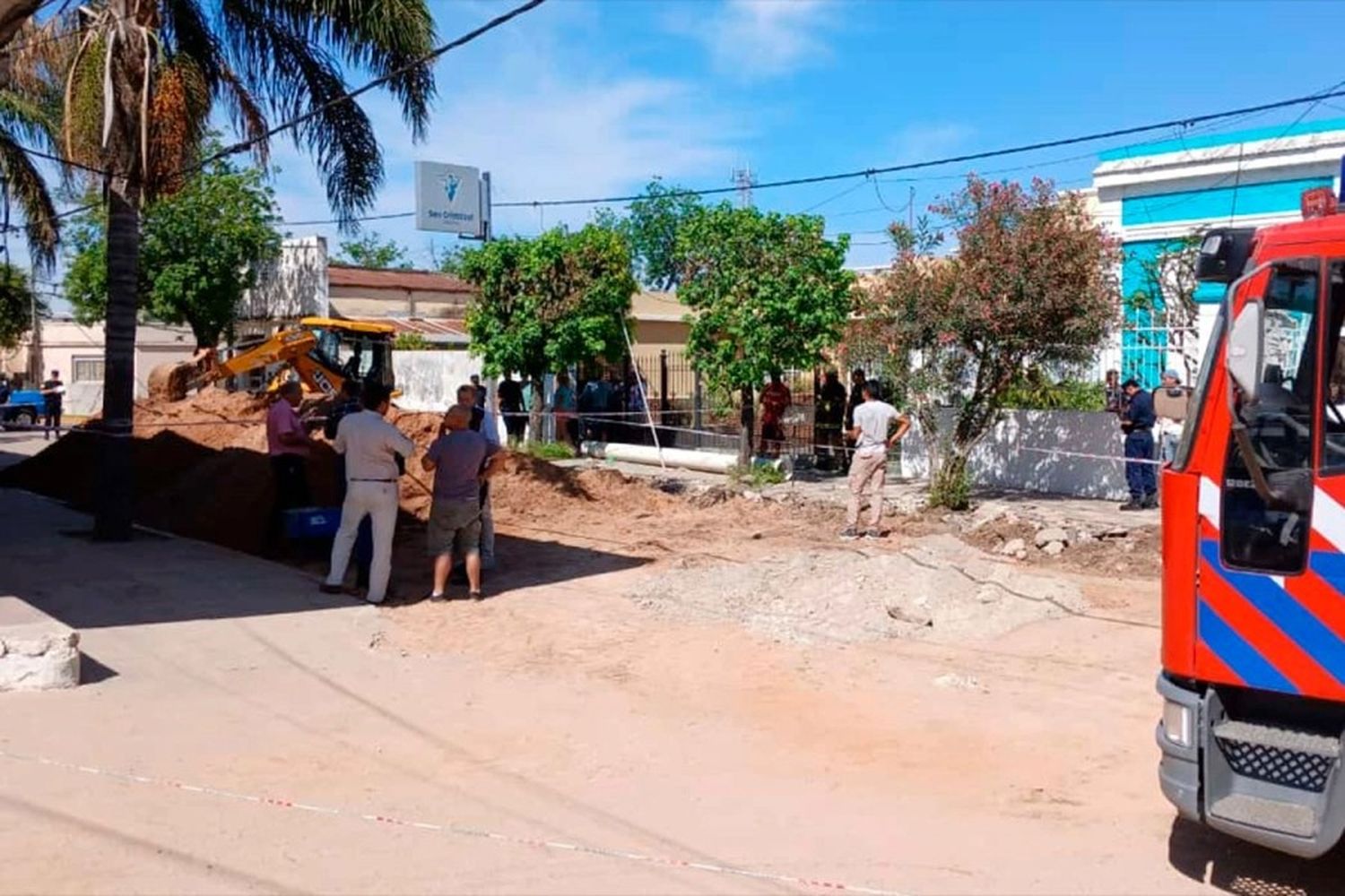 Un trabajador municipal falleció tras un derrumbe en el lugar donde estaba trabajando