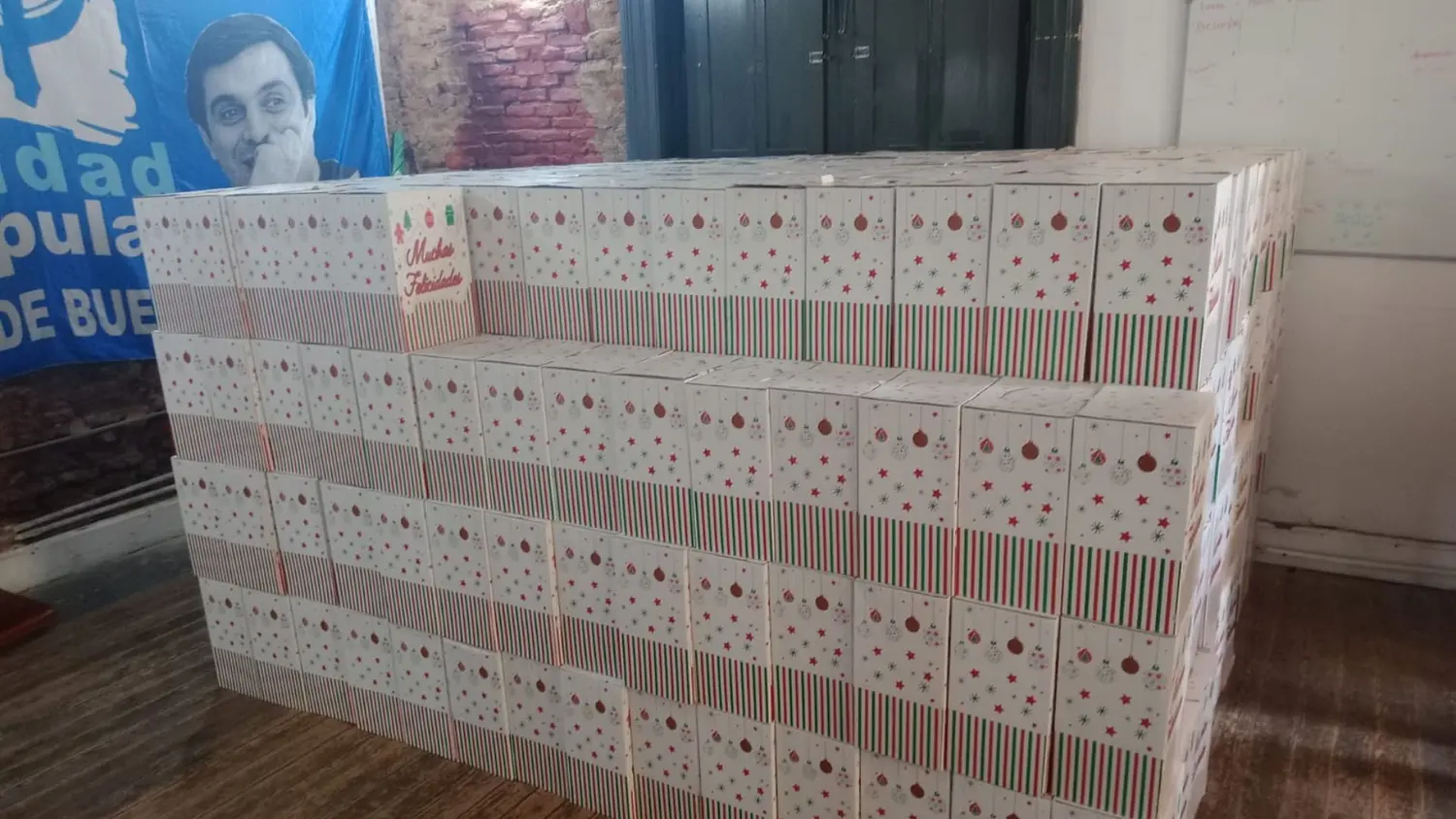 Las cajas navideñas podrán retirarse en la sede de ATE desde el próximo lunes, a las 10.
