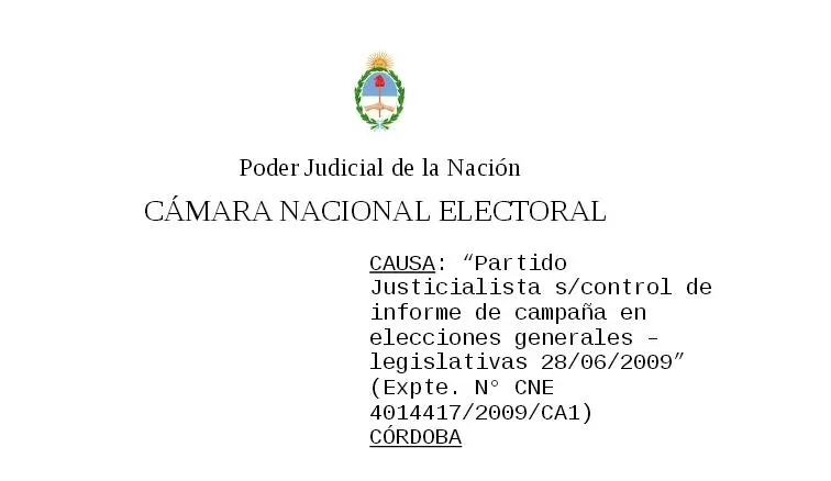 Cámara Electoral ordena que citen a empresarios por aportes a campañas del Partido Justicialista en Córdoba
