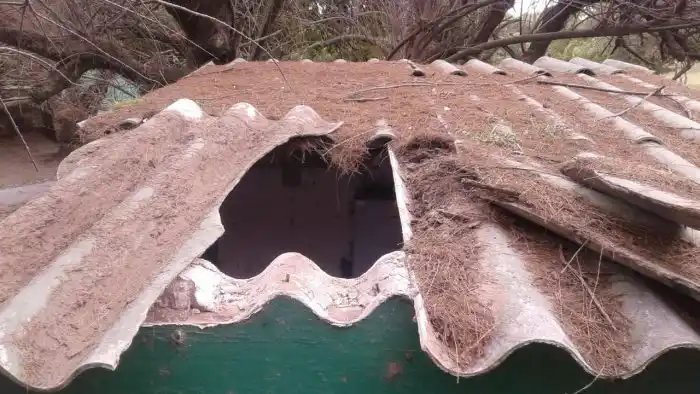 Daños en las instalaciones del balneario “La Virazón”