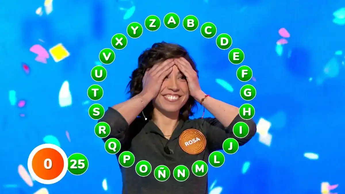 Rosa Rodríguez, nacida en Quilmes, celebra su histórico triunfo en Pasapalabra España tras completar el Rosco y ganar 2,7 millones de euros.