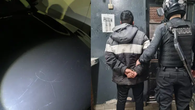 Detuvieron a un cuidacoches que rayó un auto tras exigir dinero para estacionar.