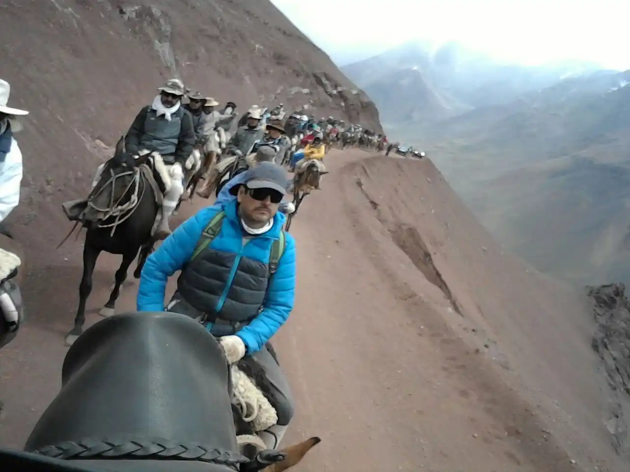 Dos victorienses realizaron el cruce de los Andes