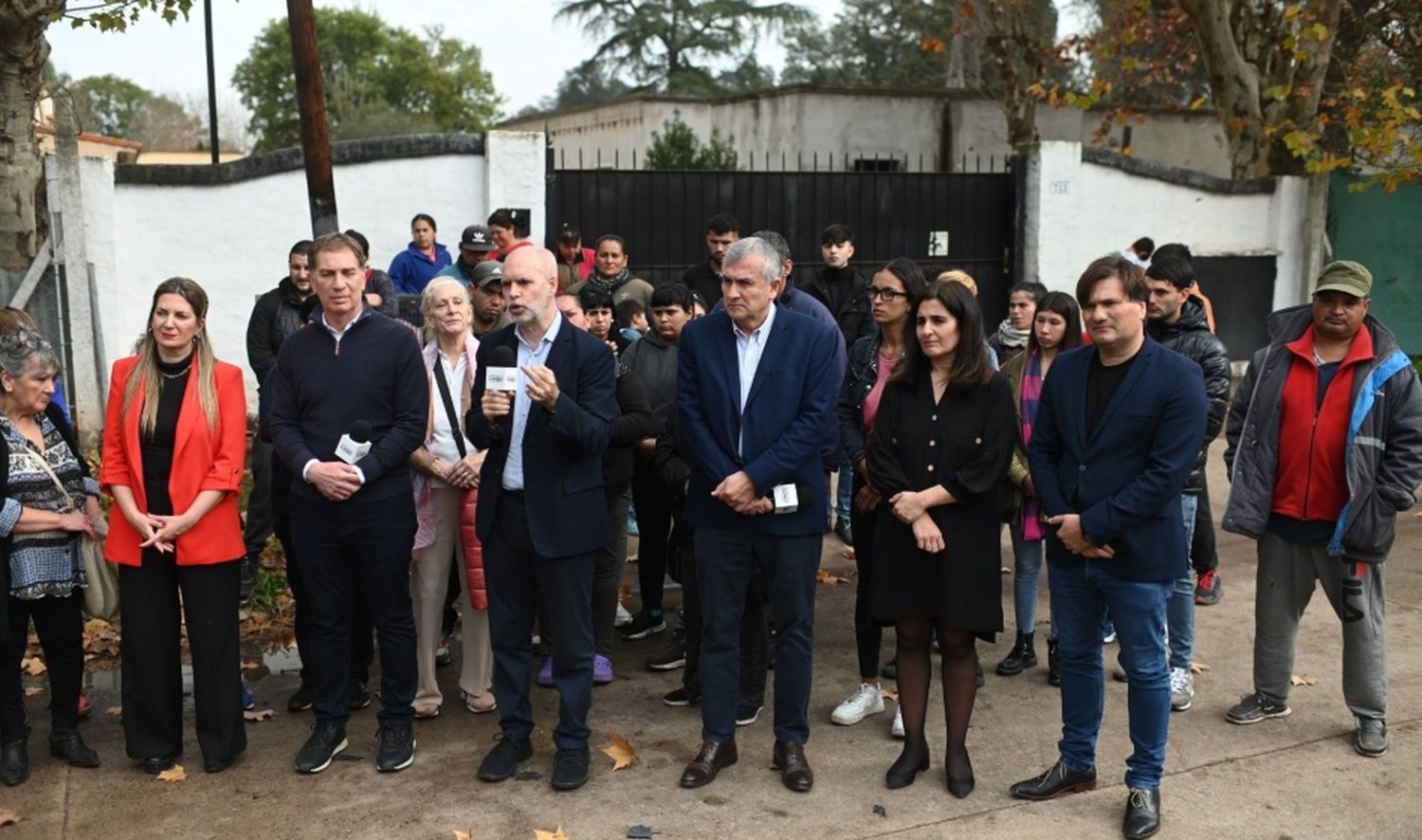 Rodríguez Larreta presentó nuevas propuestas en el convento donde José López arrojó los bolsos